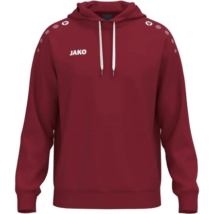 JAKO Sweater met kap One Cotton bordeaux kindermaten 6701k-155