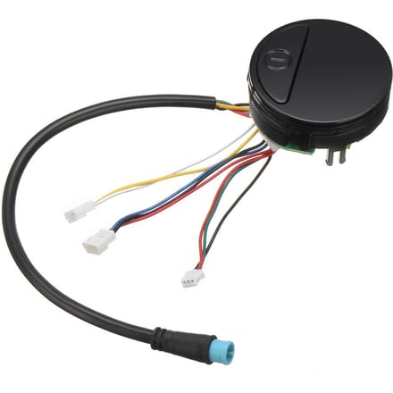 BT Dashboard met Cover Vervanging voor Ninebot Es2 ES3 Es4 Elektrische Scooter Circuit Board zwart