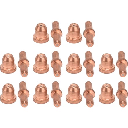 Lot de 10 consommables pour découpeur plasma, kit de pointes d'électrode, accessoires pour buse de torche de découpe TC60