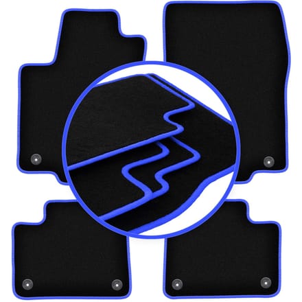 CARLUX-BLUE automatten voor: Mercedes GL X166 SUV (2012-2015)