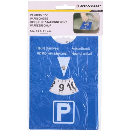 Dunlop - Parkeerschijf - Blauw