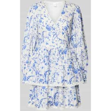 Cocktailjurk met V-hals, model 'ELIN'