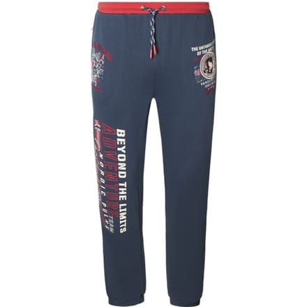 Jan Vanderstorm herren Joggingbroek - 48/50 - donkerblauw - Plus Size
