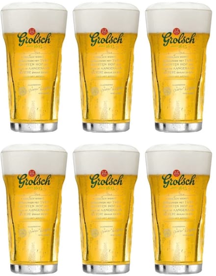 Grolsch Bierglazen Craft - 250 ml - 6 stuks
