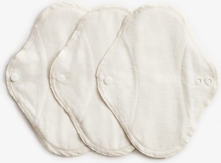 ImseVimse wasbare inlegkruisjes - wit - 3 stuks - duurzaam - herbruikbaar - wasbaar - zonder plastic