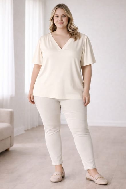 YEST CURVE Lunette Tops - Natural - maat X-0(44)