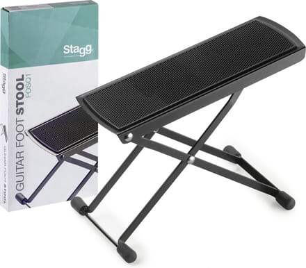 Stagg FOSQ1 Footstool foldable & adjustable - Voetenbankje