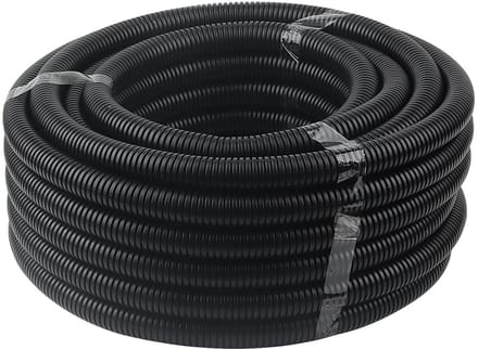 Flexibele Golfbuis van 20m, 20mm ID x 25mm OD, Zwart - Ideaal voor Tuin en Klusprojecten