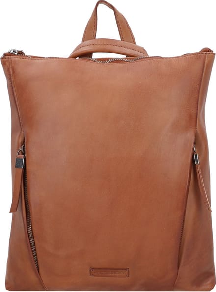Jack Kinsky Nelson 4 City rugzak leer 32 cm - cognac