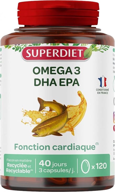 Superdiet Omega 3 120 Capsules
