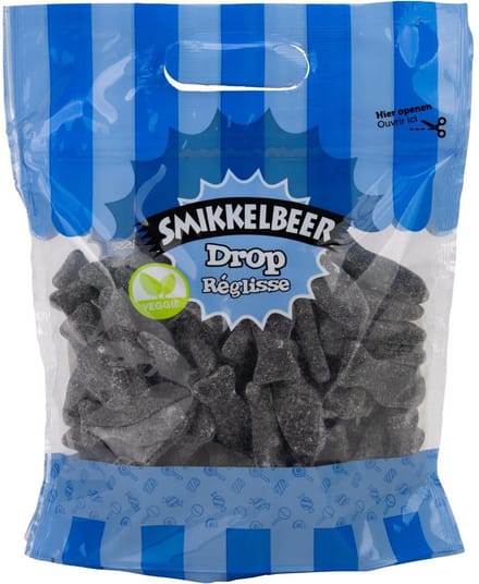 Smikkelbeer Gesuikerde dropvissen 1 kilo