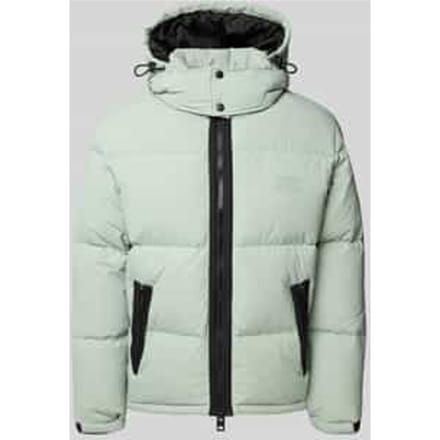 Regular fit donsjack met afneembare capuchon, model 'BIRONO'