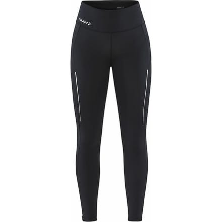 Craft Adv Essence Run Tight Dames - Sportlegging - zwart - Vrouwen  - Maat S
