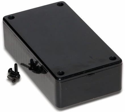Hammond Electronics 1591BBK Euro-behuizing 112 x 62 x 31 ABS Zwart 1 stuk(s)