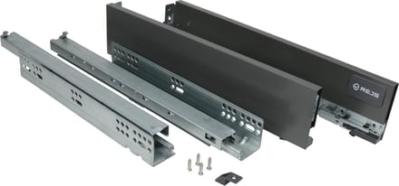 Strong Max Softclose, ladehoogte 89 mm Antraciet