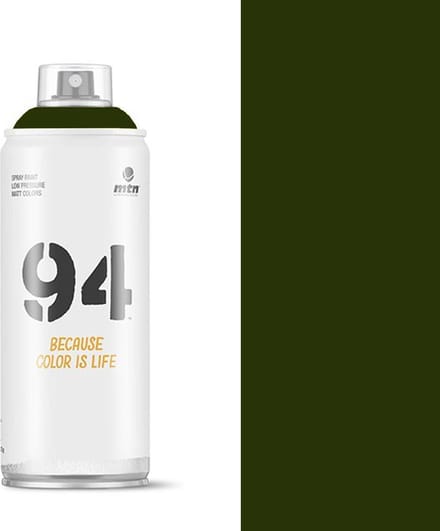 MTN94 Borneo Groene spuitverf - 400ml lage druk en matte afwerking