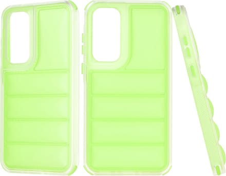 Hoesje geschikt voor Samsung Galaxy A35 - Techsuit Wave Shield Shockproof Hard Case Back Cover - Groen