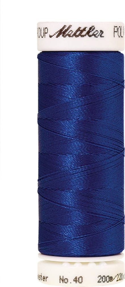Mettler borduurgaren - Blauw - Nr 3522 - Polysheen - 200 meter
