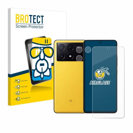 Screenprotector voor Xiaomi Poco X6 Pro (Voor+Camera) Beschermglas transparant