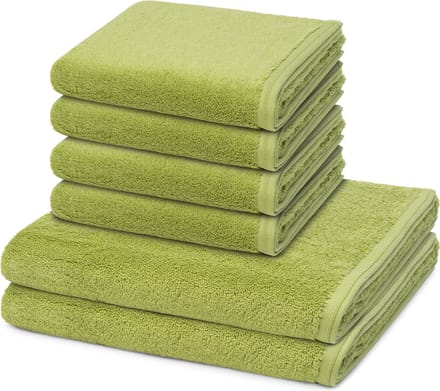 Vossen Sonstiges 4 X handdoek 2 X douchehanddoek - in set 6 pack Vegan Life