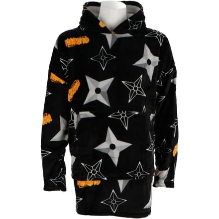 Naruto Hoodie Fleece Deken, Star- Volwassen - One Size - Polyester