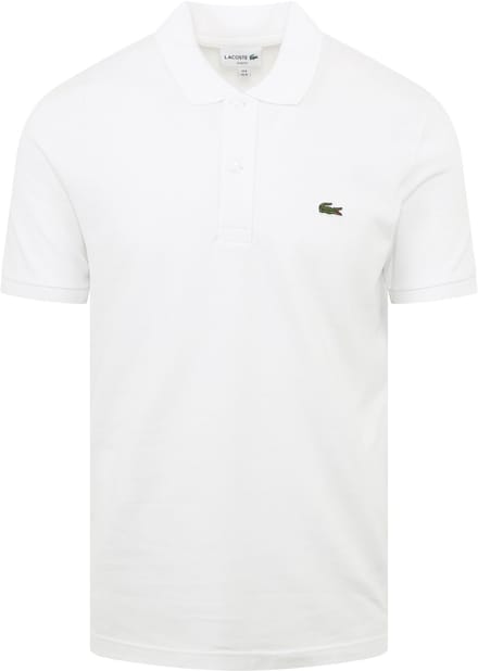Lacoste Poloshirt Pique Wit - Maat 4XL - Heren
