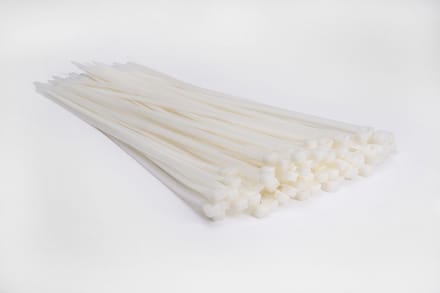 Drel kabelbinders 100 stuks - 9x900mm nylon wit