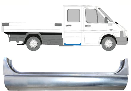 Reparatiepaneel achterdeuren dorpel voor Volkswagen LT 1996-2005