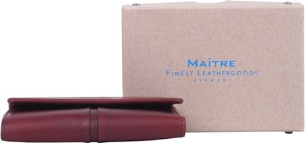 Maître Leren Portemonnee Birkenfeld Ilsebill Purse Red Donkerrood