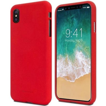 Mercury - Hoesje - Xiaomi Mi Note 10 - Rood - Ultradun TPU