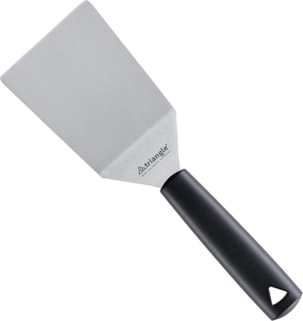 Triangle Paletmes met Ergonomische Knik – 12 cm Breed – RVS met Ophangsysteem – Zwart