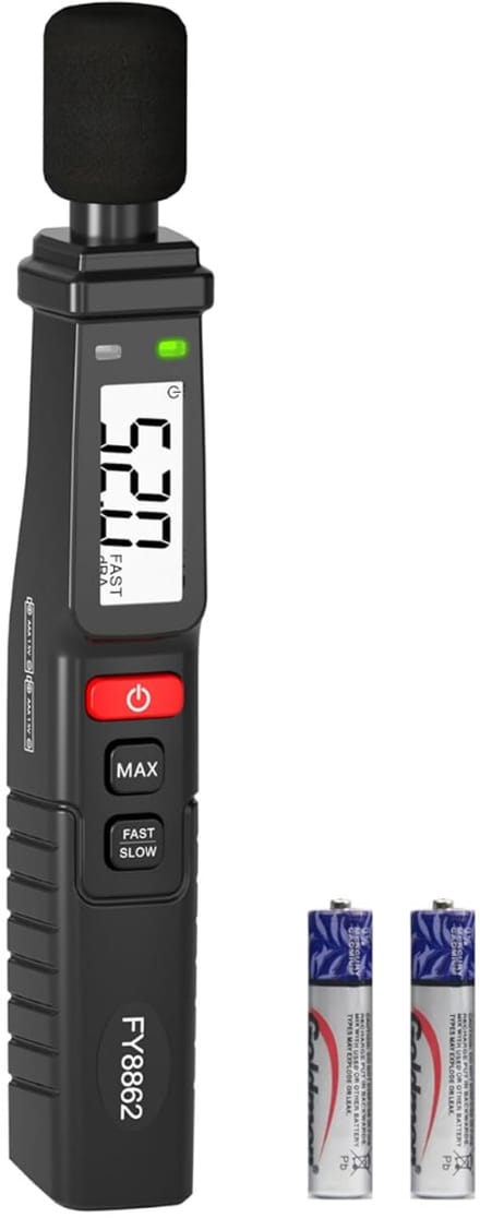 Professionele Decibelmeter - DB Meter - Geluidsmeter - Zwart