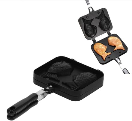 Dailygoods- Wafelmaker met antiaanbaklaag - Dual Pot Mold