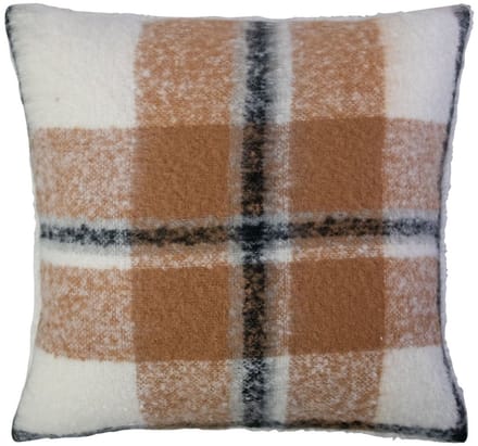 Kussen ruit boucle beige 45x45cm