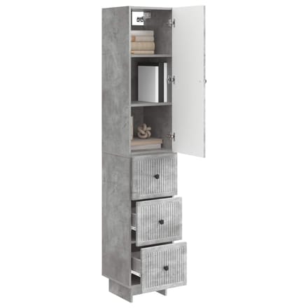 vidaXL - Kast - Set - 2 - st - Bewerkt - hout