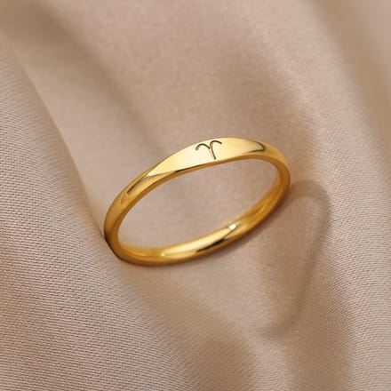 Sterrenbeeld ring - Horoscoop ring - Ram - Zegelring stijl