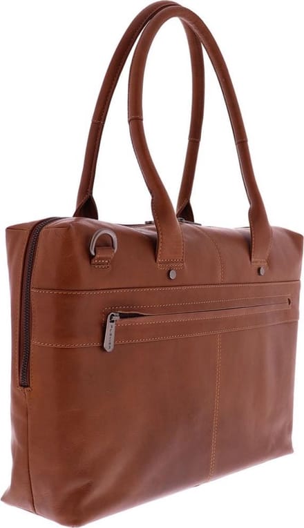 Plevier Beidou dames laptoptas 15.6 inch bruin.