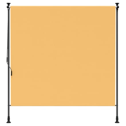 vidaXL - Buitenzonwering - Rolgordijn - Zand - 100 - x - 270 - cm