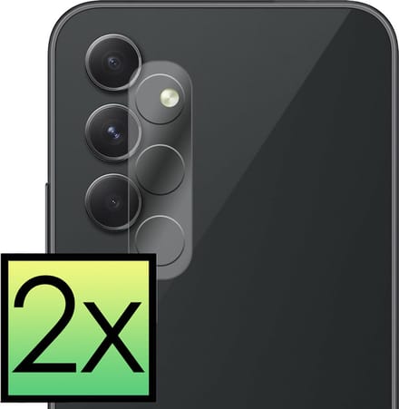 Camera Lens Protector - 2 Stuks - Geschikt voor Samsung Galaxy A14 - Camera Screenprotector - Beschermglas - Gehard Glas - Tempered Glass - Screen Protector