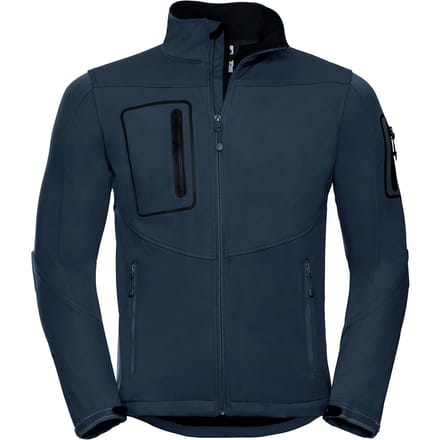 Russell Heren Sport Zachte Shell Jas (Franse marine)