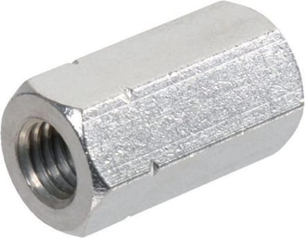 Verbindingsmoer Din6334 M4X12Mm Elvz - 200 stuks
