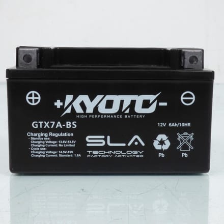 Batterie SLA Kyoto pour Scooter Sym 125 SYMPHONY SR AC E3 2010 à 2018 Neuf