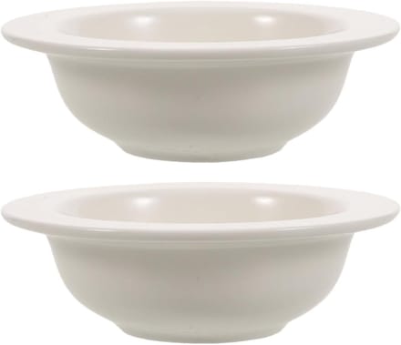 Wax Warmer Schaal - Aromatherapie Kom - Geur Verspreiden - Lekvrije Structuur - 9 x 9 x 3 cm - Wit