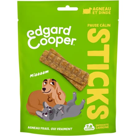 75g Edgard & Cooper Dog Strips Lam en Kalkoen hondensnacks