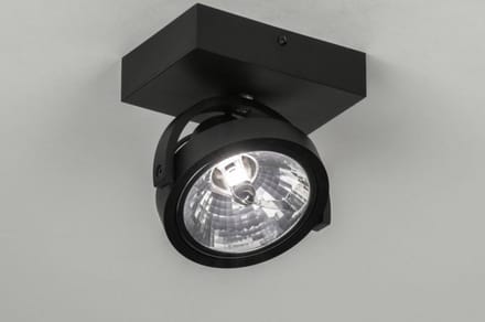Lumidora Opbouwspot 73578 - SUNNY - G9 - Zwart - Aluminium