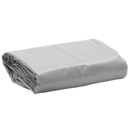 vidaXL - Zeil - 650g - / - m² - Grijs - 2,5 - x - 4,5 - m - Canvas - met - PVC-coating