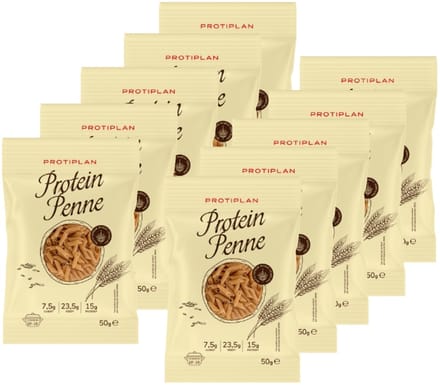 Protiplan - Proteine Pasta Penne - Eiwitrijk - Low Carb pasta - 10 Stuks - Maaltijden - Dieet