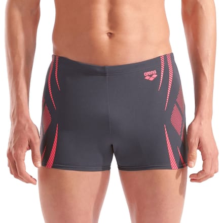 Arena Poseidonia Zwemshort Heren - Asphalt / Koraal | Maat: 85