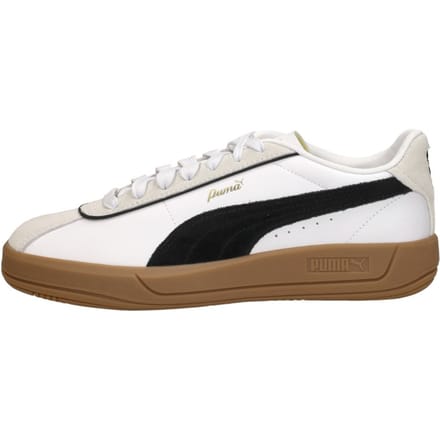 PUMA Puma Club Klassika Dames Sneakers - PUMA White-PUMA Black-Warm White