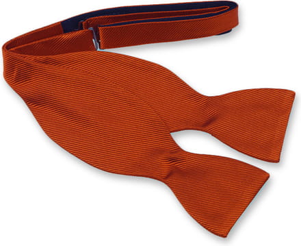 E.L. Cravatte Zelfstrikker Strik - Rusty - 100% Zijde